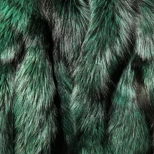 Natural Fox Fur Bikini Set