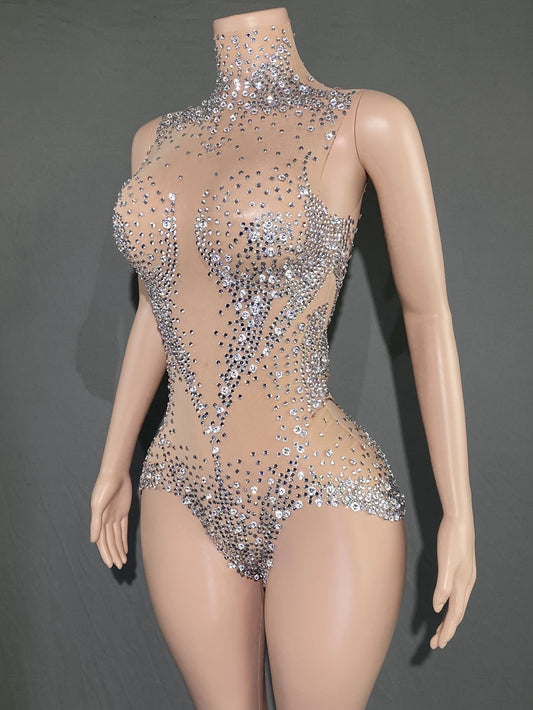 Sparkly Rhinestones Bodysuit