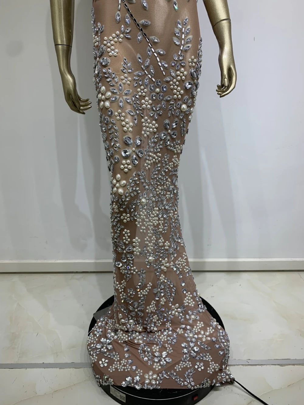 Glitter Cocktail Maxi Dress