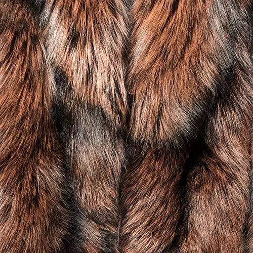 Natural Fox Fur Bikini Set