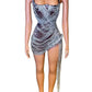 Sparkly Rhinestone Fringe Dress