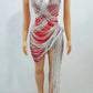 Sparkly Rhinestone Fringe Dress