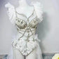 Rhinestone Dance Festival Halloween Party Costume Dress