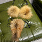Natural Fox Fur Bikini Set