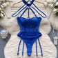 Mesh Halter Bodysuits