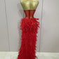 Luxury Sparkly Rhinestones Feathers