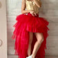 High Low removal layered Maxi Tutu skirt tail