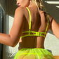 Floral Embroidery Bodysuit  Lingerie Sets With Stocking