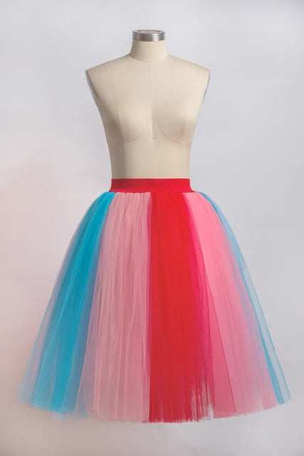 High Low removal layered Maxi Tutu skirt tail