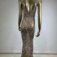 Glitter Cocktail Maxi Dress