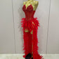 Luxury Sparkly Rhinestones Feathers