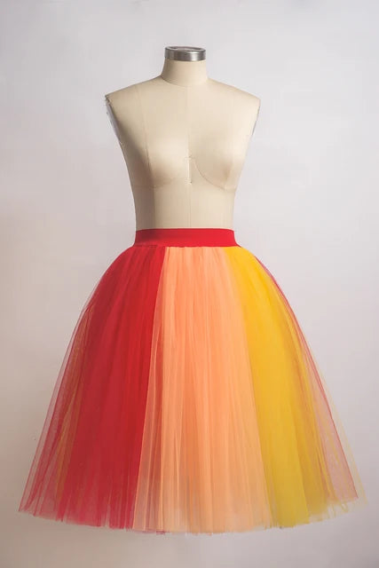 High Low removal layered Maxi Tutu skirt tail