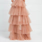 High Low removal layered Maxi Tutu skirt tail