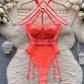 Mesh Halter Bodysuits