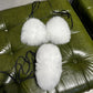 Natural Fox Fur Bikini Set