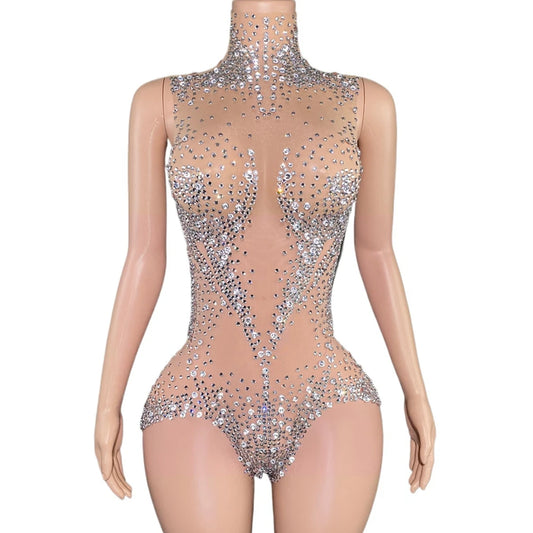 Sparkly Rhinestones Bodysuit