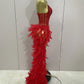 Luxury Sparkly Rhinestones Feathers