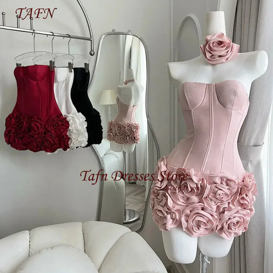 Strapless A-line Mini Party Dress